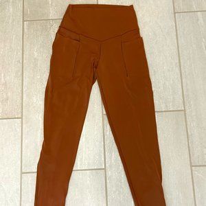OFFLINE By Aerie Real Me High Waisted 7/8 Legging Brown Size M